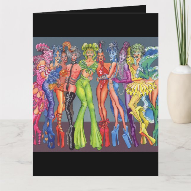Cartes de voeux Drag Queen Supermodels Card (Front)