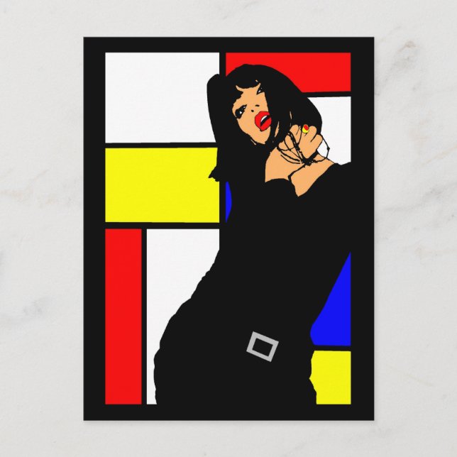 CARTES POSTALES POP ART DESIGNS LOGOS VISUELS POSTCARD (Front)