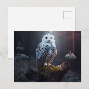 Cartes Postales snowy owl Postcard