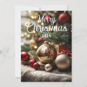 Cartes Pour Fêtes Annuelles Bel arbre de Noël Holiday Card