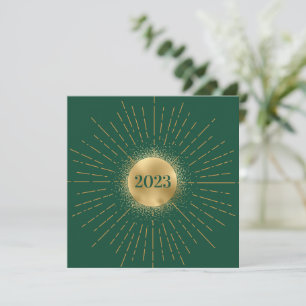 Cartes Pour Fêtes Annuelles Happy New Year Moderne Holiday Card