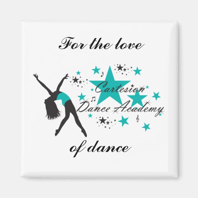 Cartesion Square Magnet (Front)