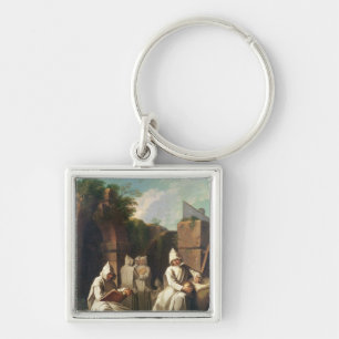 Carthusian Monks in Meditation Key Ring