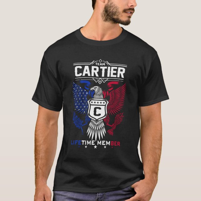 Cartier Name T Shirt - Cartier Eagle Lifetime Memb (Front)