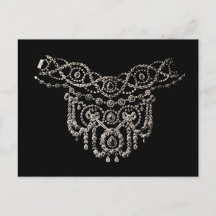 Cartierr Jewellery Necklace ~ Postcard