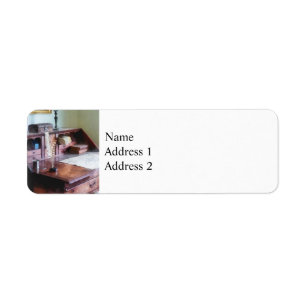 Cartographer's Desk Return Address Label