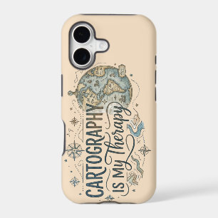 Cartography Is My Therapy iPhone Cases