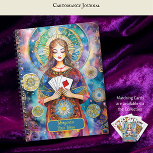 Cartomancy and Tarot Card Readings Interpretations Notebook
