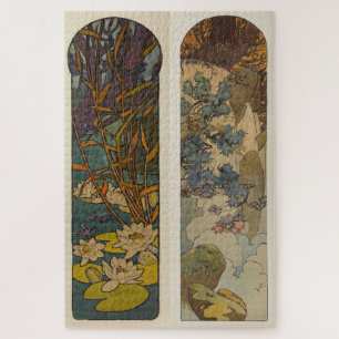 Carton de Vitrail – Design for Bijouterie Fouquet Jigsaw Puzzle