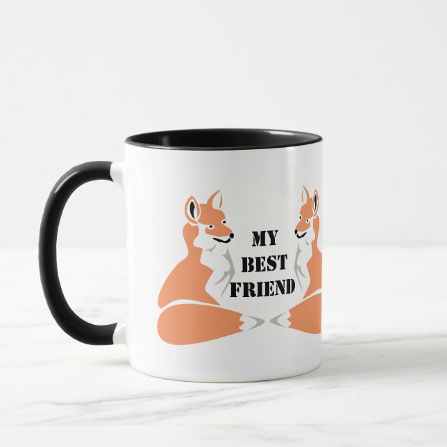 Carton Sheltie Dog Mug (Left)