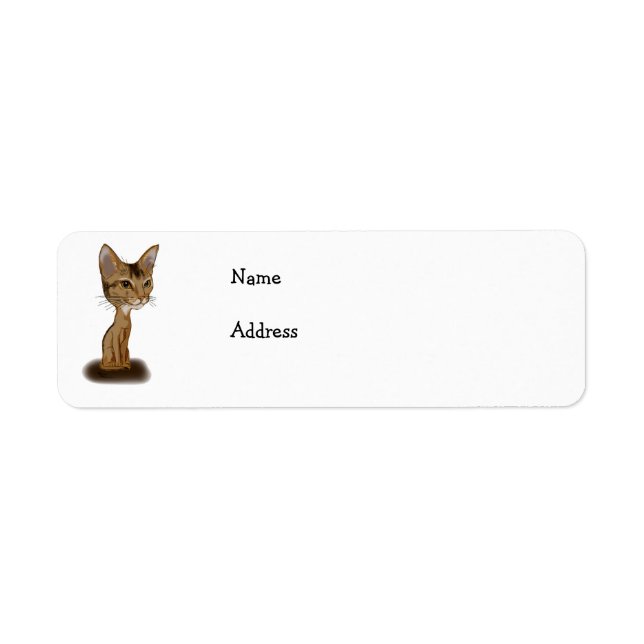 Cartoon Aby Return Address Label (Front)