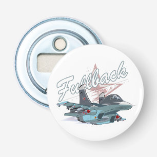 Cartoon aeroplane bottle opener