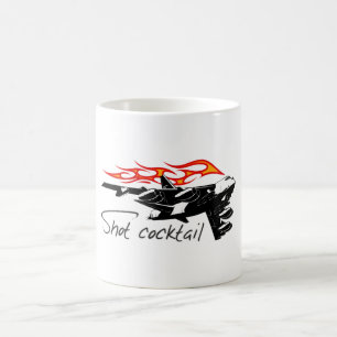 Cartoon aeroplane coffee mug