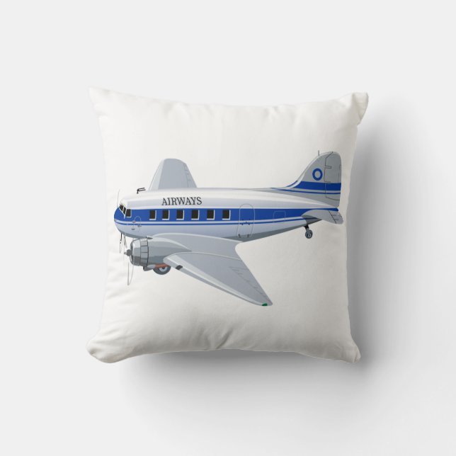 Cartoon aeroplane cushion (Front)