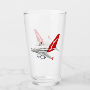 Cartoon aeroplane glass