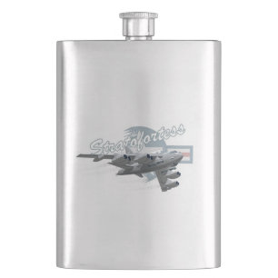 Cartoon aeroplane hip flask