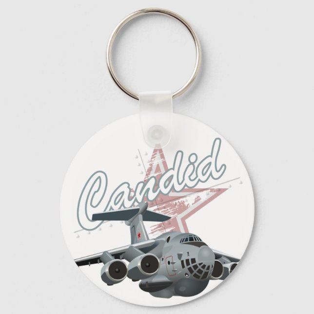 Cartoon aeroplane key ring (Front)