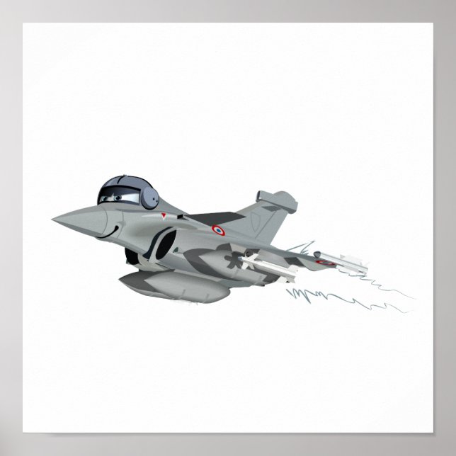 Cartoon aeroplane poster (Front)