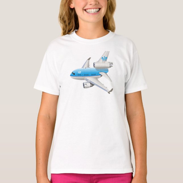 Cartoon aeroplane T-Shirt (Front)
