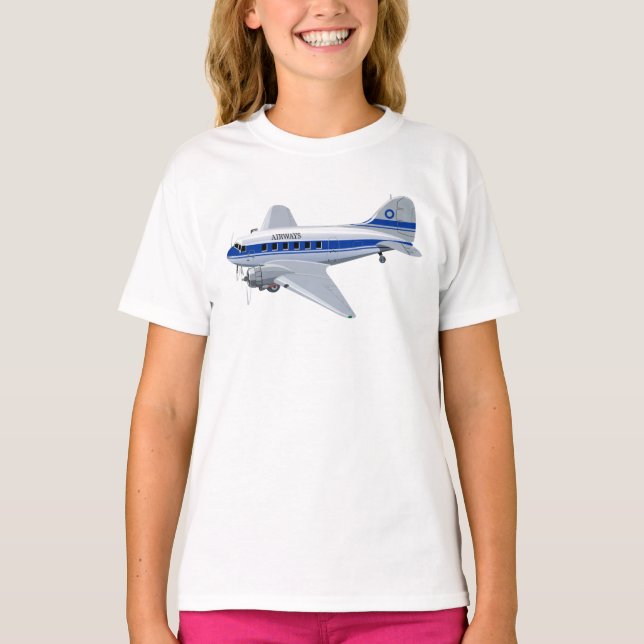 Cartoon aeroplane T-Shirt (Front)