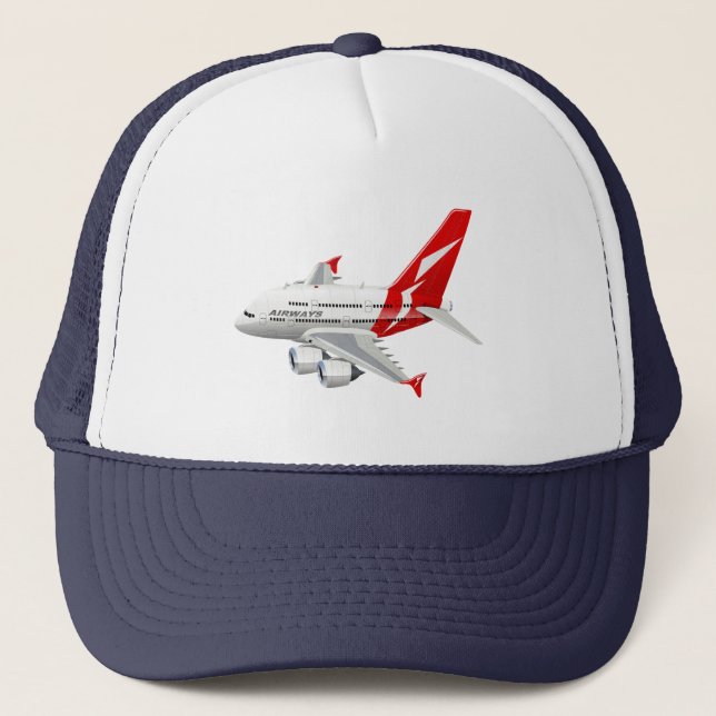 Cartoon aeroplane trucker hat (Front)