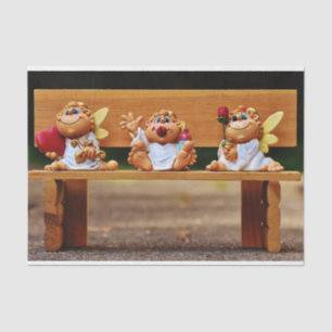 cartoon angels tissue paper