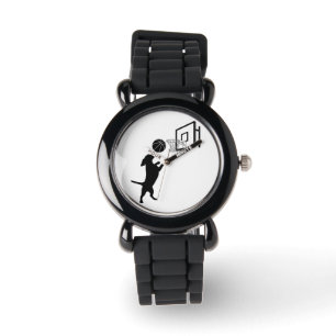 Cartoon Animal Basketball Watch