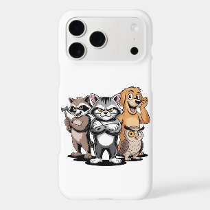 Cartoon Animal Team Character Illustration