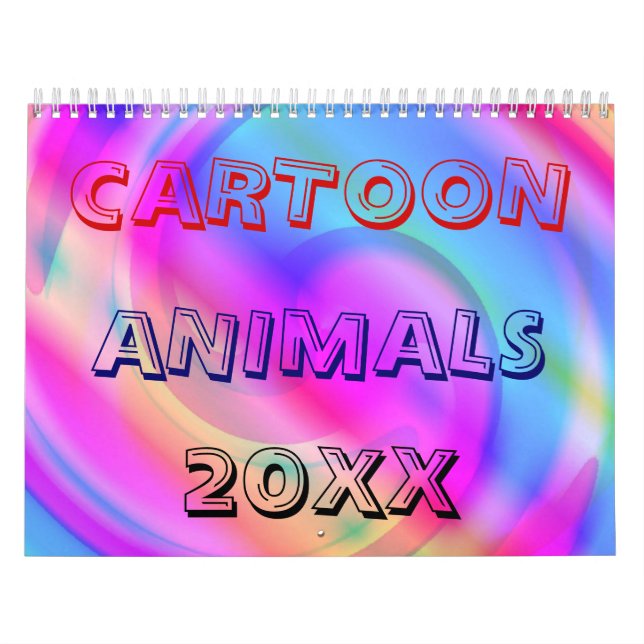 Cartoon Animals 20XX Calendar (Cover)