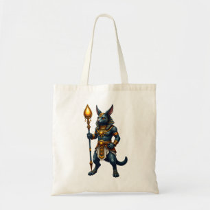 Cartoon Anubis – Egyptian God of the Afterlife Tote Bag