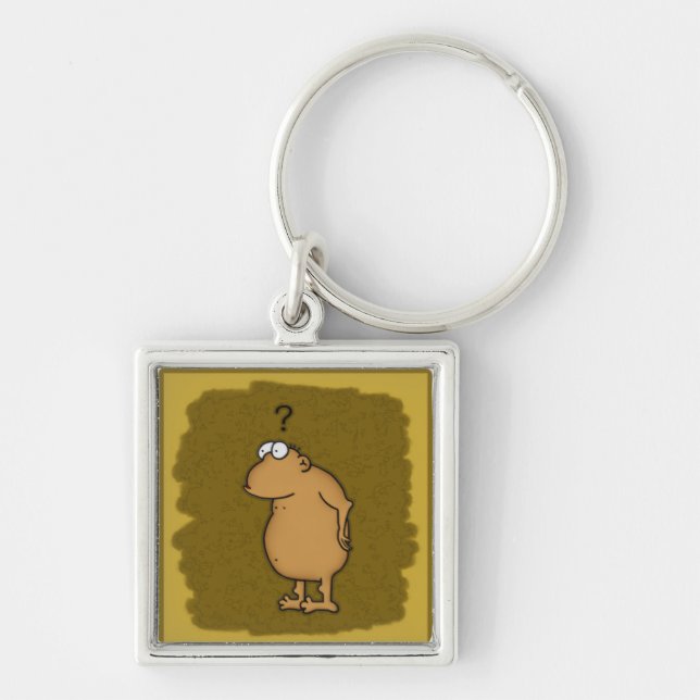 Cartoon Ape Keychain (Front)