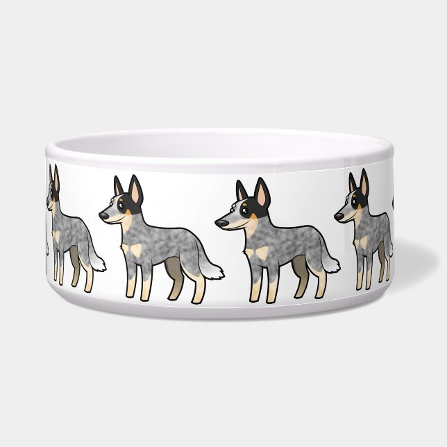 Cartoon Australian Cattle Dog / Kelpie (Front)