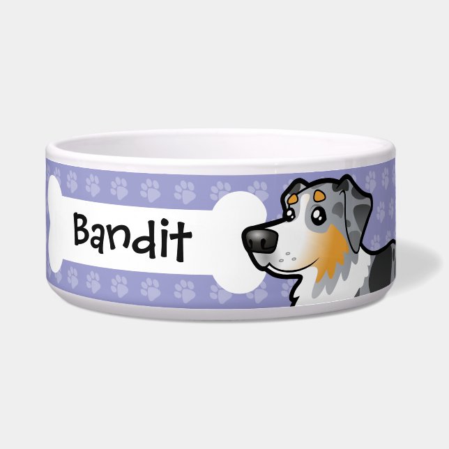 Cartoon Australian Shepherd (Front)