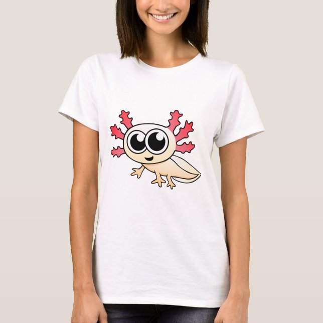 Cartoon Axolotl T-Shirt (Front)