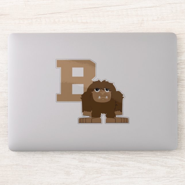 Cartoon B is for Bigfoot Sasquatch (Computer)