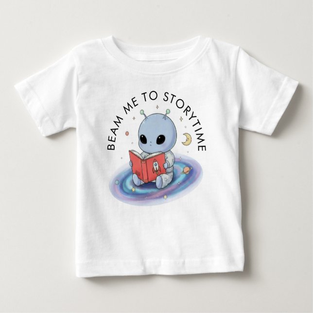 Cartoon Baby Alien T-shirt (Front)