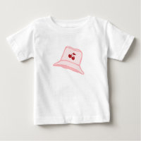 Cartoon Baby Pink Coquette Cherry Bucket Hat