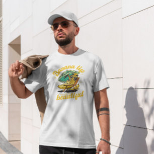 Cartoon Banana Summer Vacation  T-Shirt