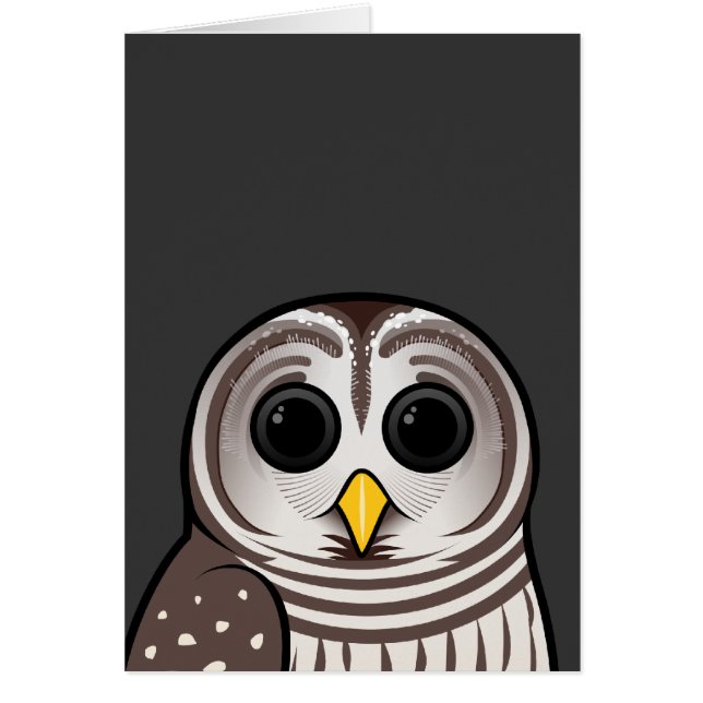 Cartoon Barred Owl (Front)