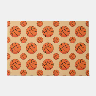 Cartoon Basketball Ball Doormat