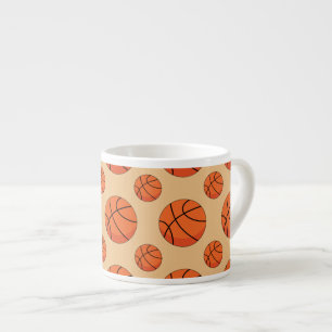 Cartoon Basketball Ball Espresso Cup