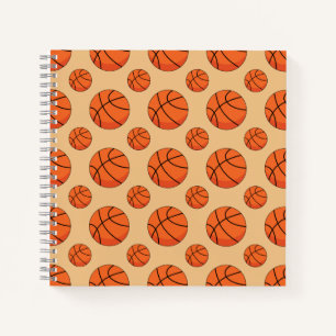 Cartoon Basketball Ball Notebook