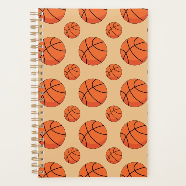 Cartoon Basketball Ball Planner (Front)