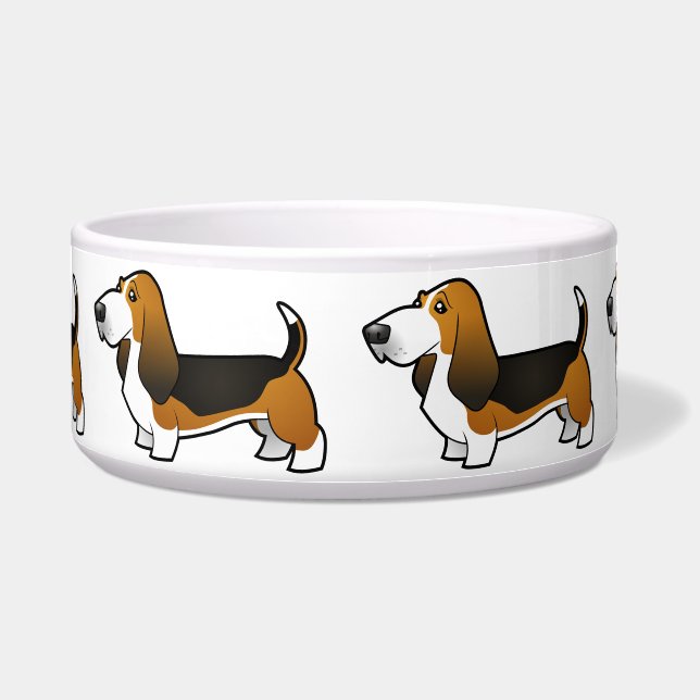 Cartoon Basset Hound (Front)