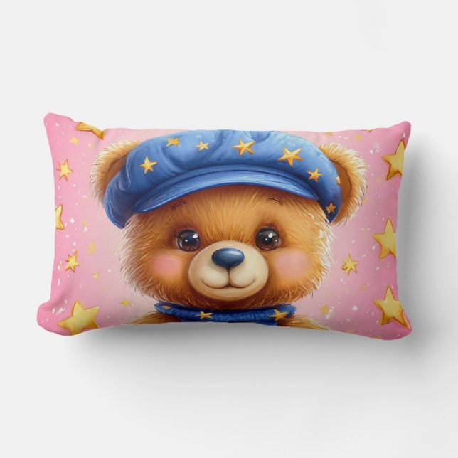 Cartoon bear lumbar cushion (Front)