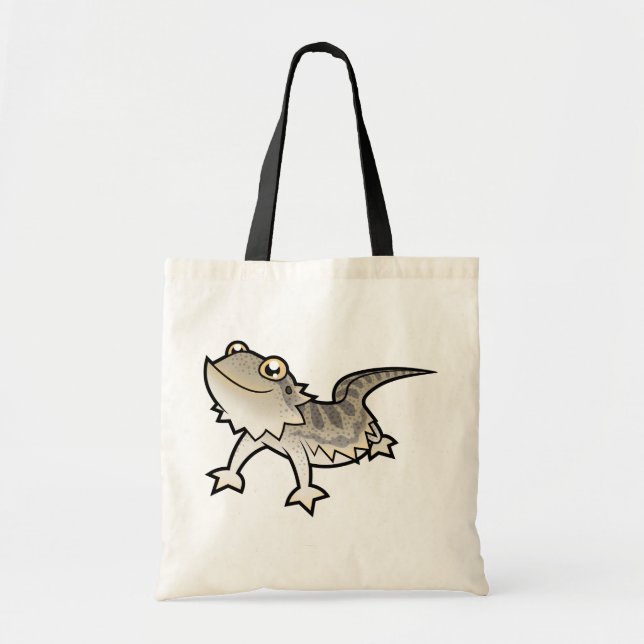 Cartoon Bearded Dragon / Rankin Dragon Tote Bag (Front)