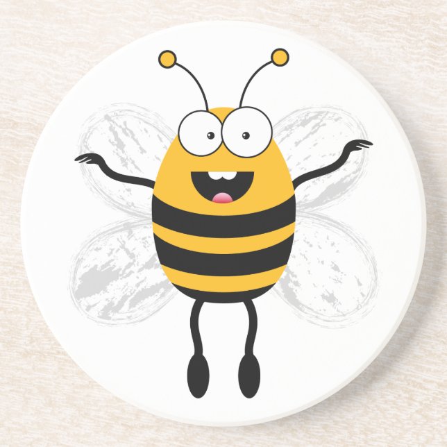 Cartoon Bee Coaster (Front)