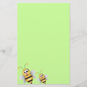 Cartoon Bee Stationery