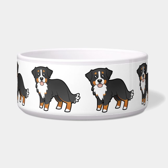 Cartoon Bernese Mountain Dog (Front)