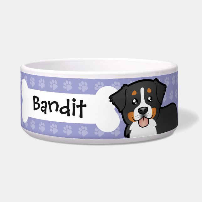 Cartoon Bernese Mountain Dog (Front)
